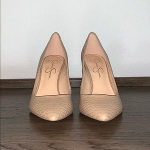 Jessica Simpson Snakeskin Pumps